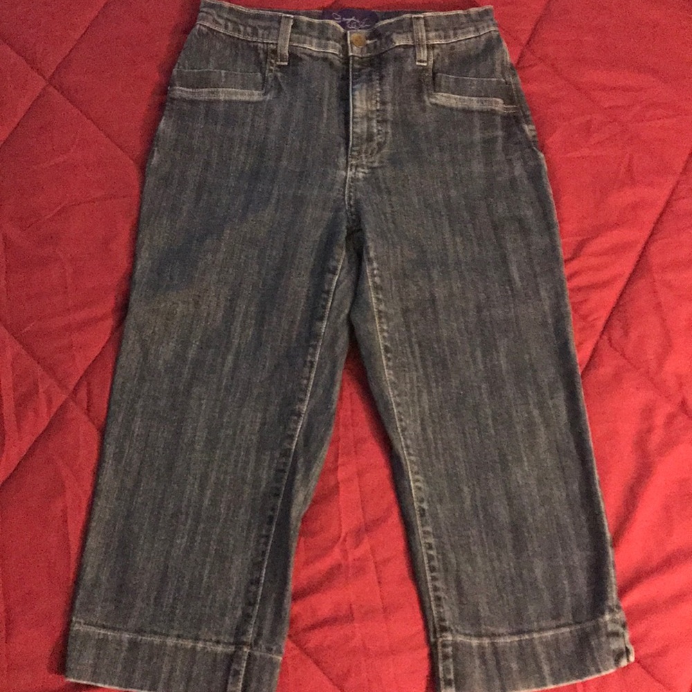 NYDJ denim capris sz 6